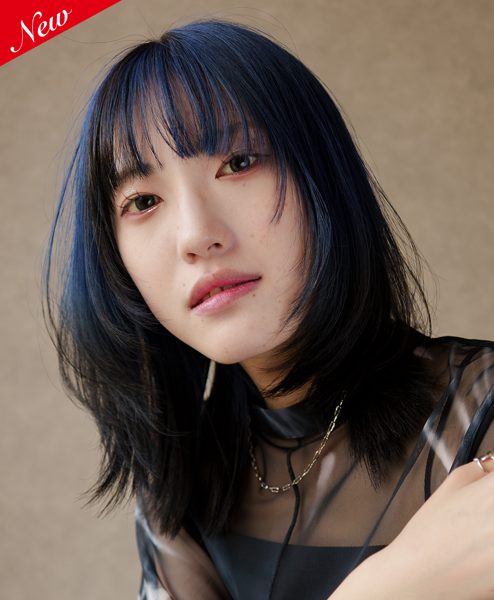 Blue × gradation Black