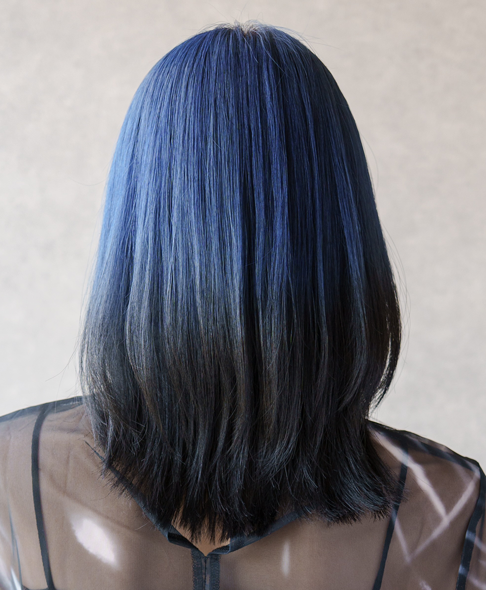 Blue × gradation Black画像2