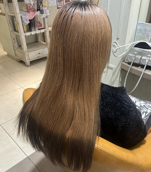ラベンダーピンク×エンドカラーBefore画像2