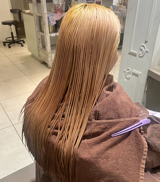 ラベンダーピンク×エンドカラーBleach画像2