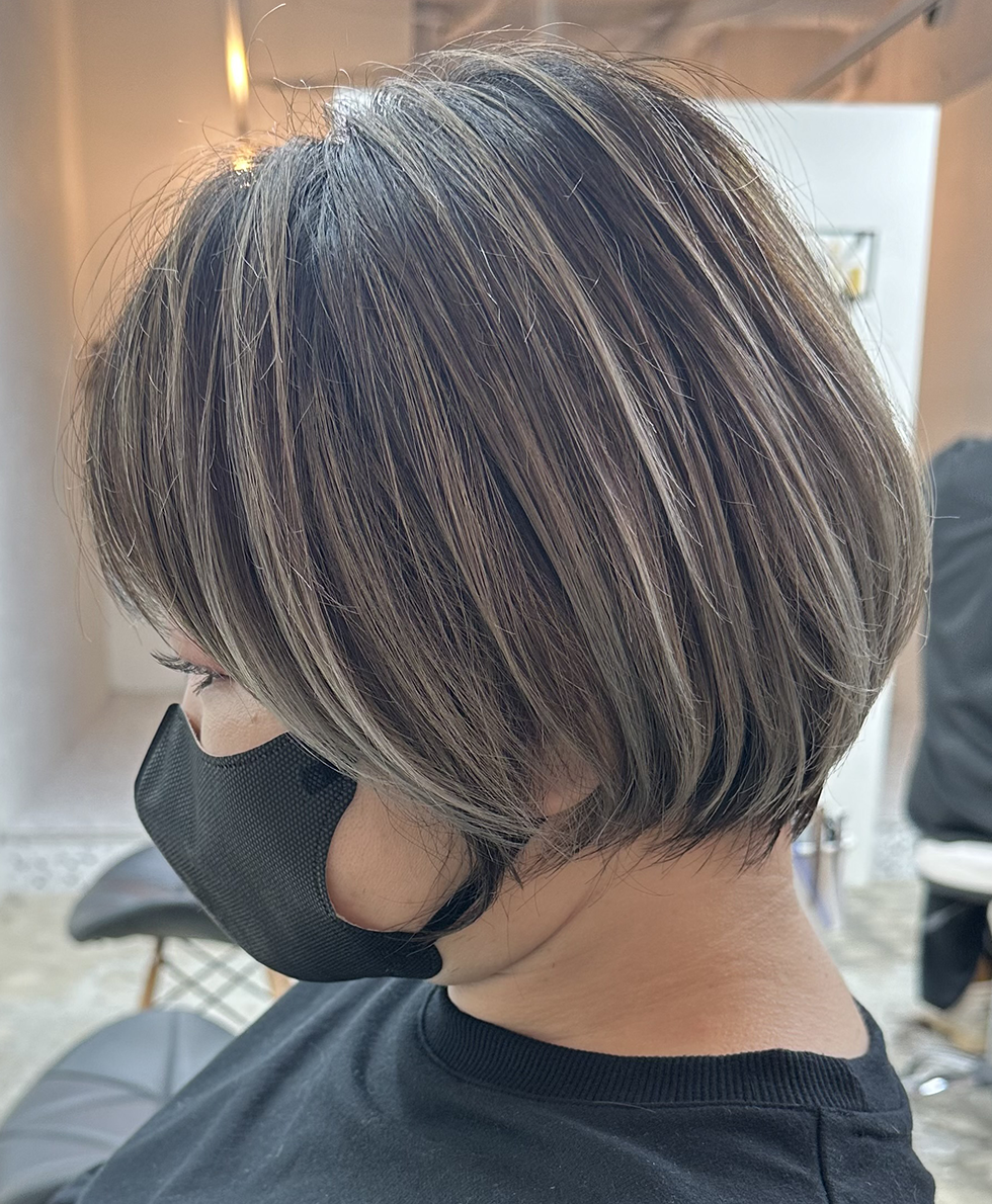 ショート×バレイヤージュ