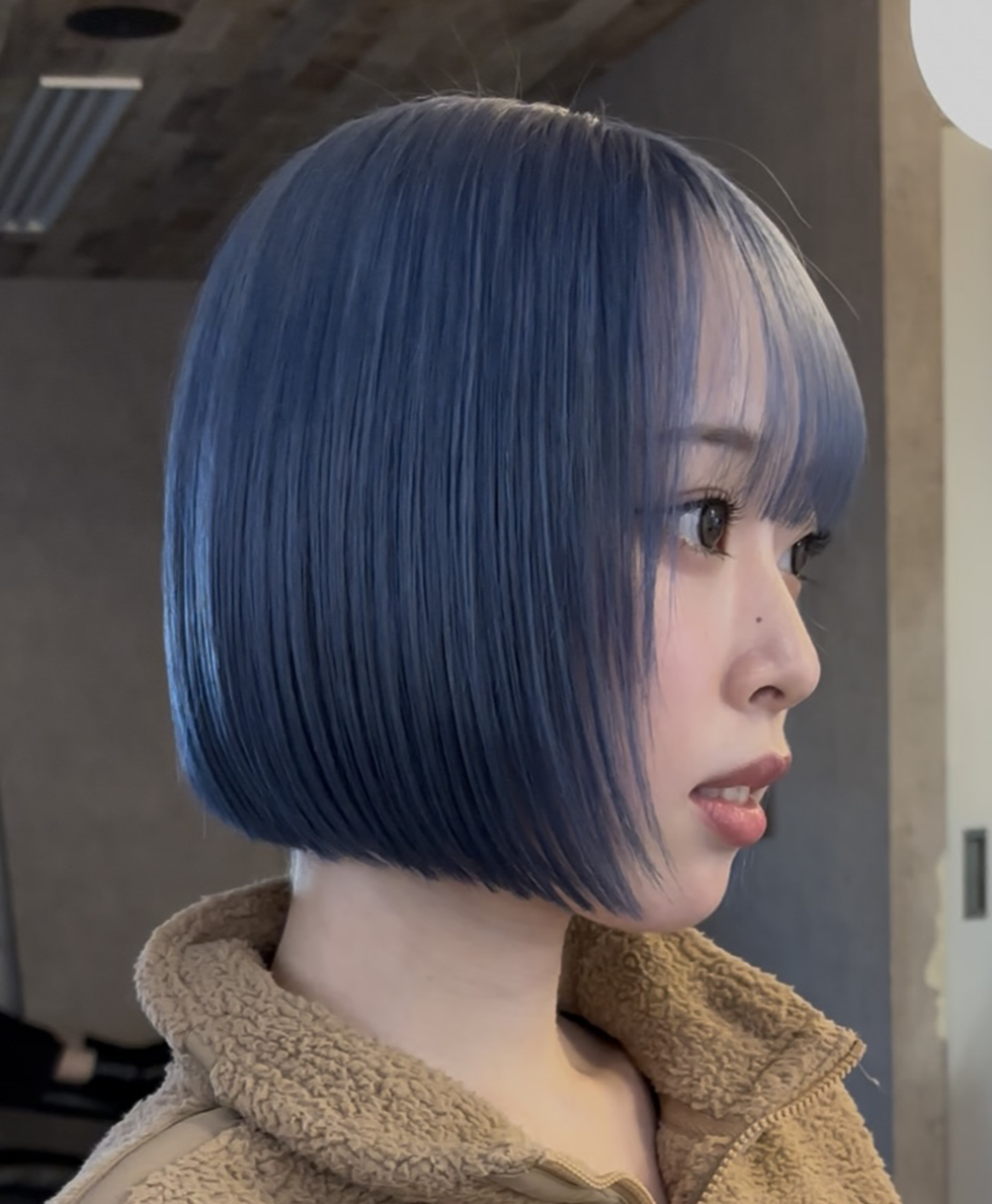 冬にピッタリくすみBlue画像3