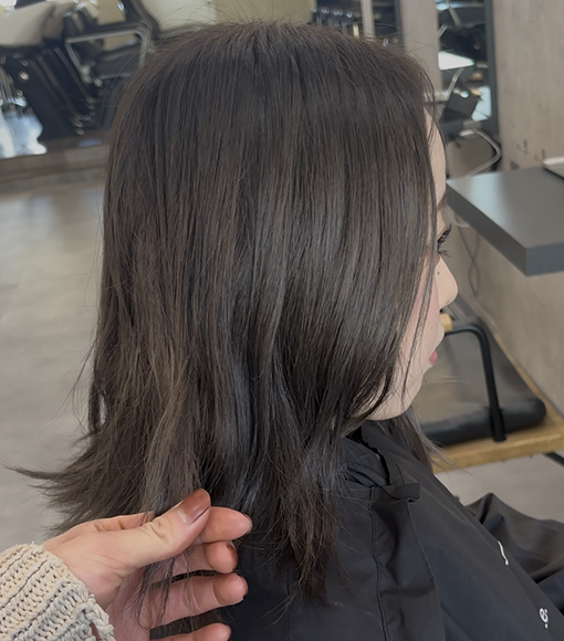 冬にピッタリくすみBlueBefore画像2