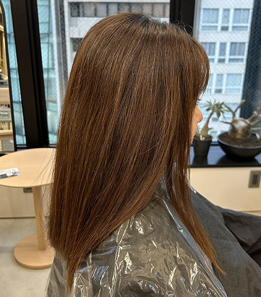 透明感オリーブベージュBefore画像2