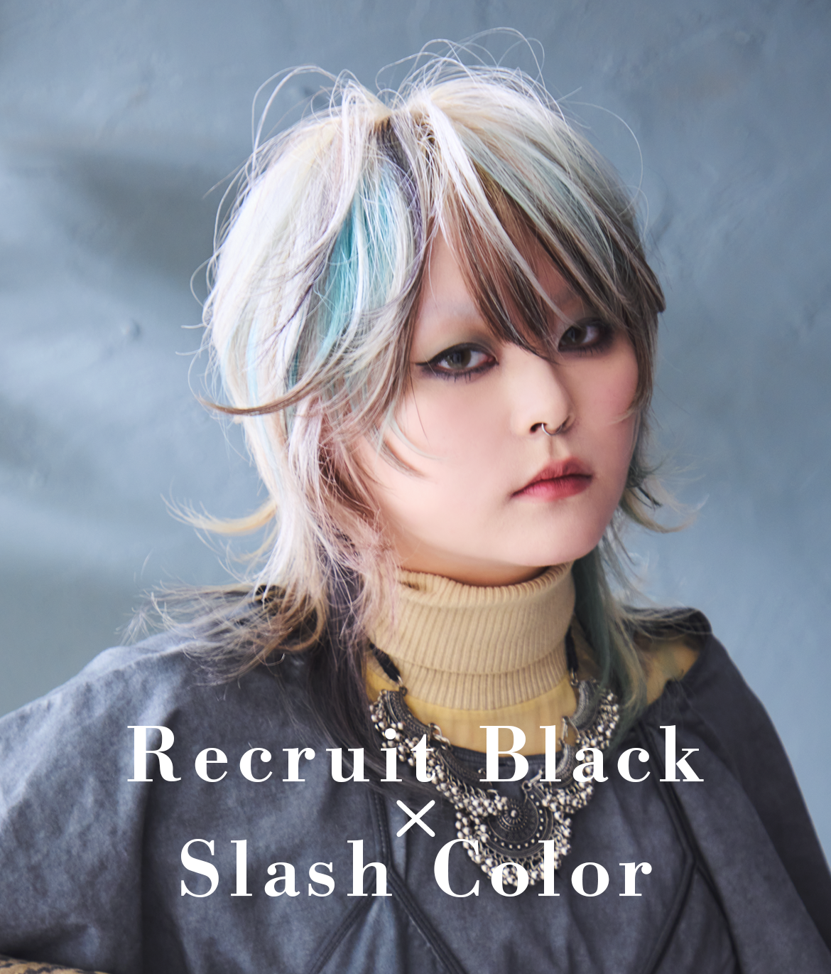 Recruit Black × Slash Color