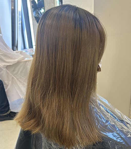 ツヤツヤ＊チョコレートカラーBefore画像2