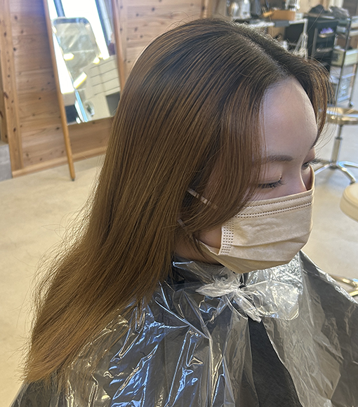 ツヤツヤ＊チョコレートカラーBefore画像3