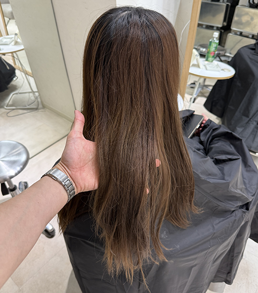 ココアブラウンBefore画像