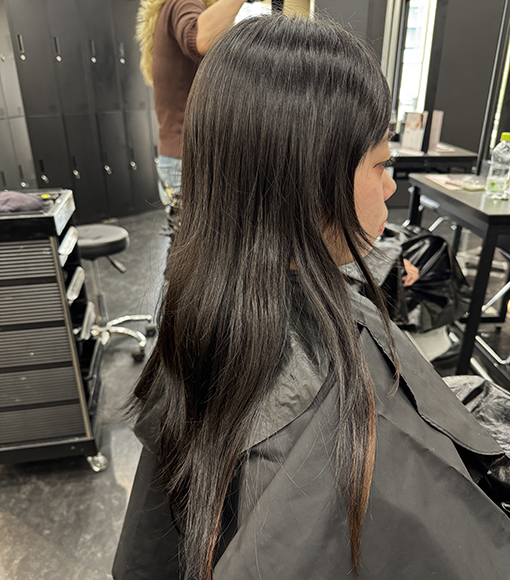 寒色紫カラーBefore画像2