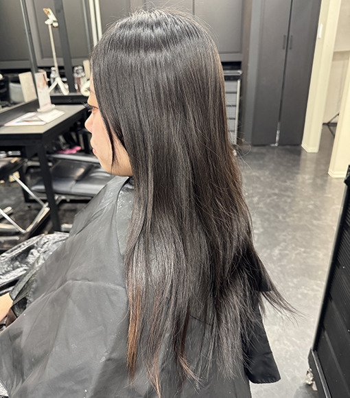 寒色紫カラーBefore画像3