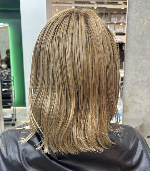 パープルシルバーBefore画像