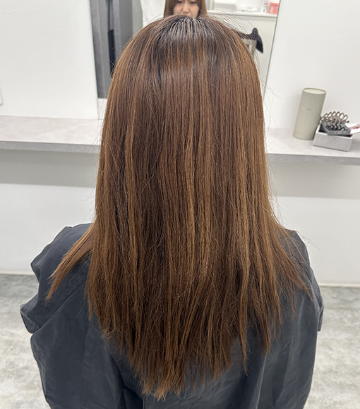 アッシュブラウンBefore画像
