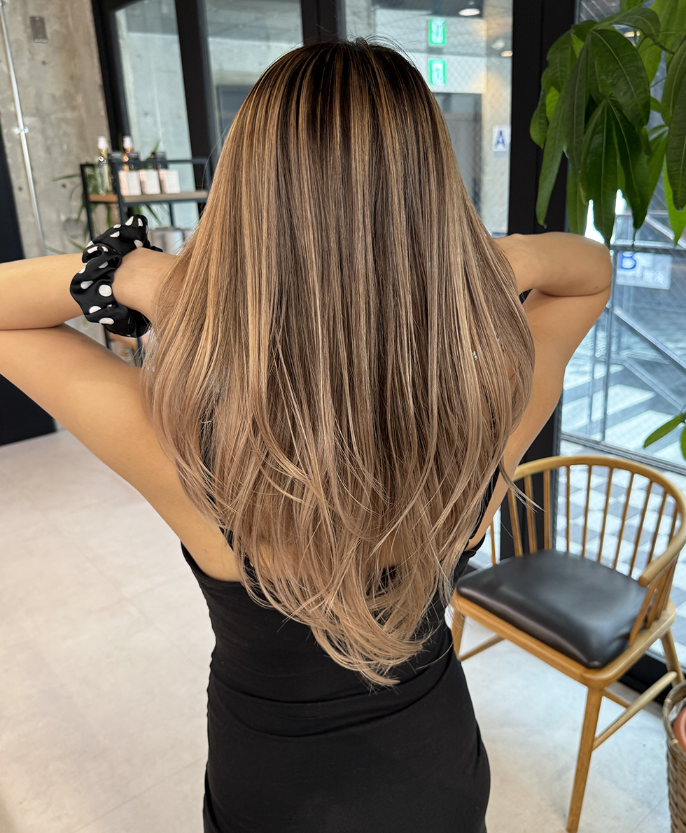 Balayage color画像2