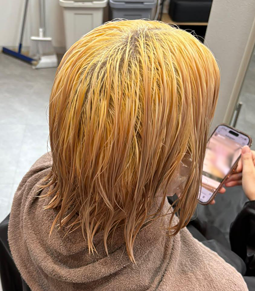 中明度ミルクティーBleach画像2